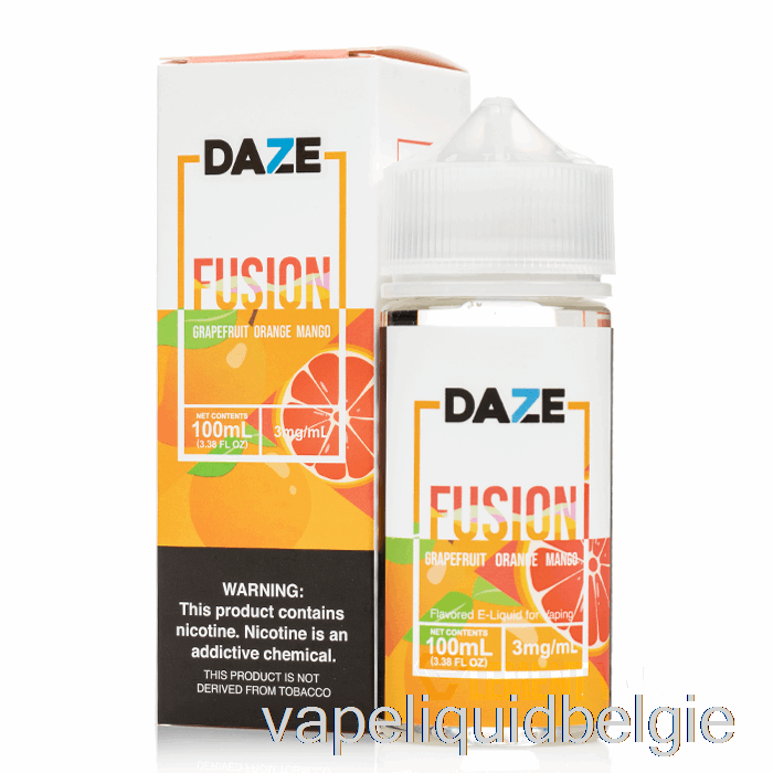 Vape Smaken Grapefruit Sinaasappel Mango - 7 Daze Fusion - 100ml 0mg